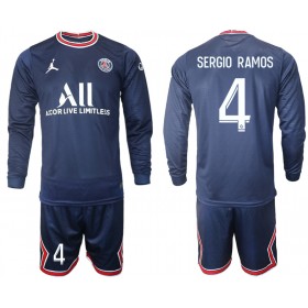 Completo Calcio Paris Saint Germain Sergio Ramos 4 Bambino Divisa Prima 2021-2022 ML
